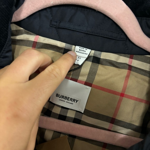 Burberry navy quilted ongar jacket XL nwt - Picture 3 of 10